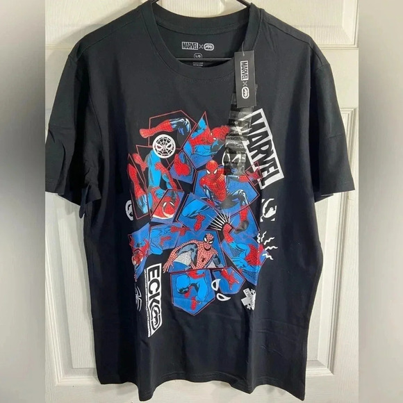 Marvel x Ecko - Spider-Man - Black Large T Shirt - BNWT 🕷️🕸️🔴 - Picture 3 of 6